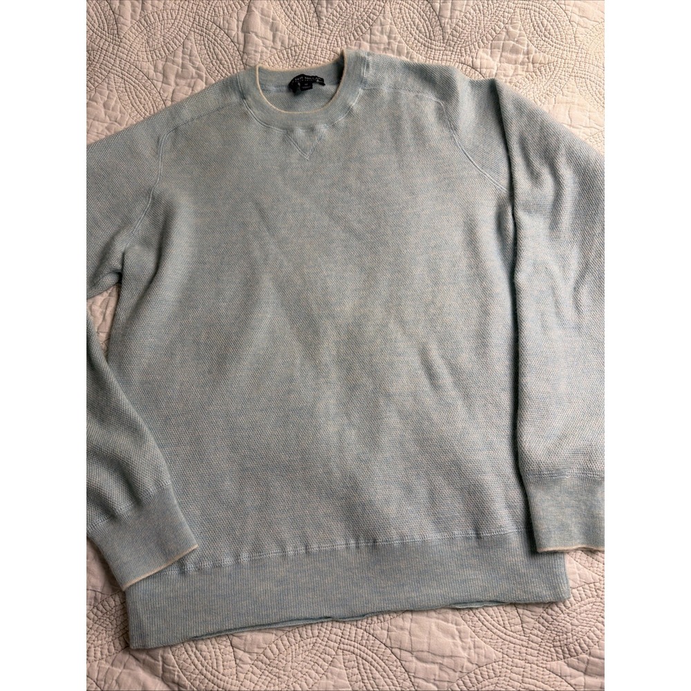 Peter Millar Crown Crafted Cashmere and Silk Crewneck Women's Sz M Sweater EUC
